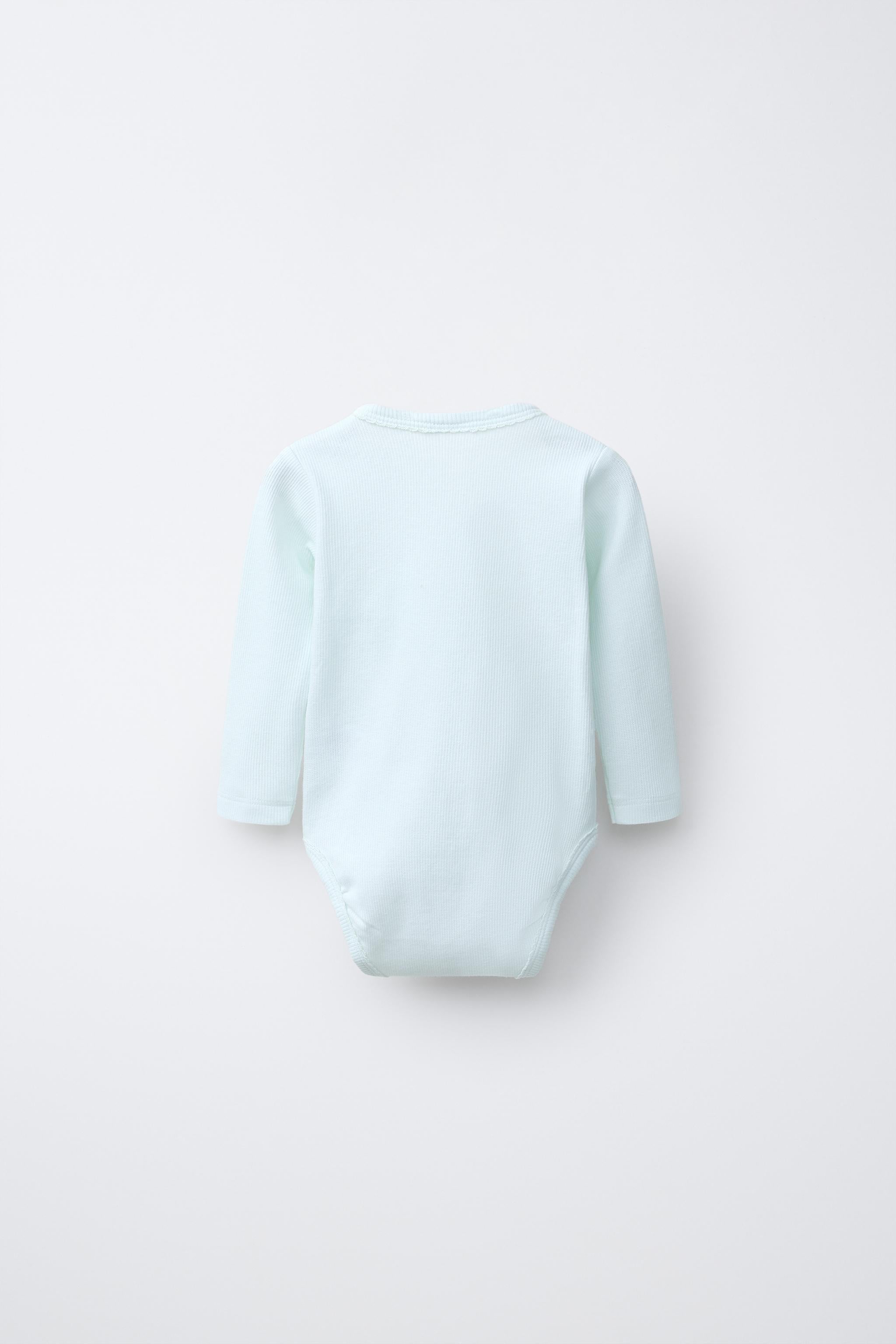 3-PACK OF RIBBED KIMONO COLLAR BODYSUITS