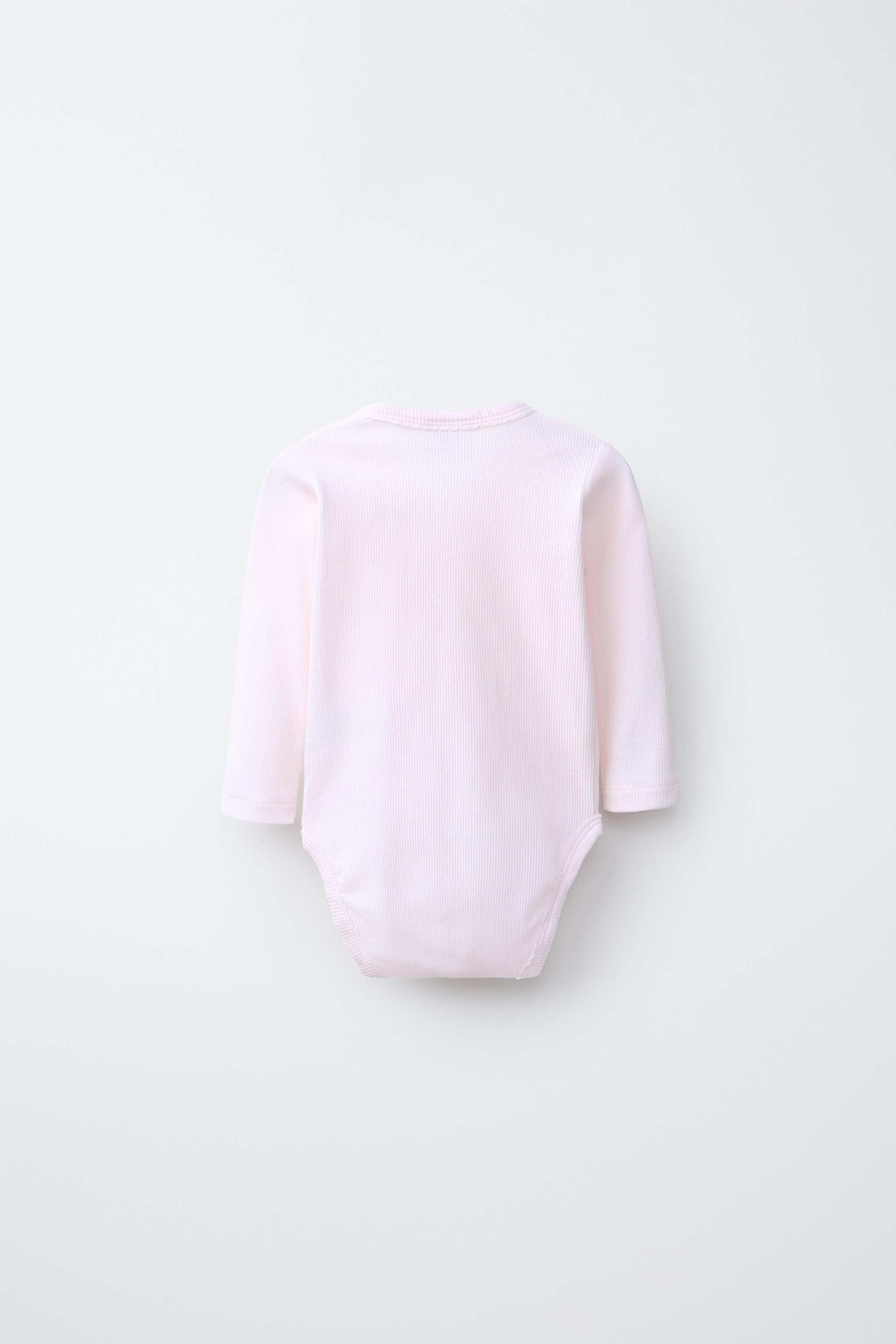 3-PACK RIB KIMONO NECK BODYSUITS
