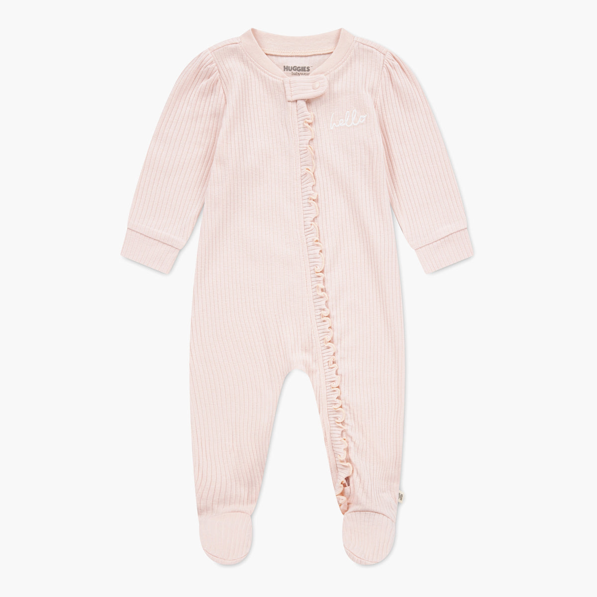 Huggies Solid Long Sleeves Sleepsuit