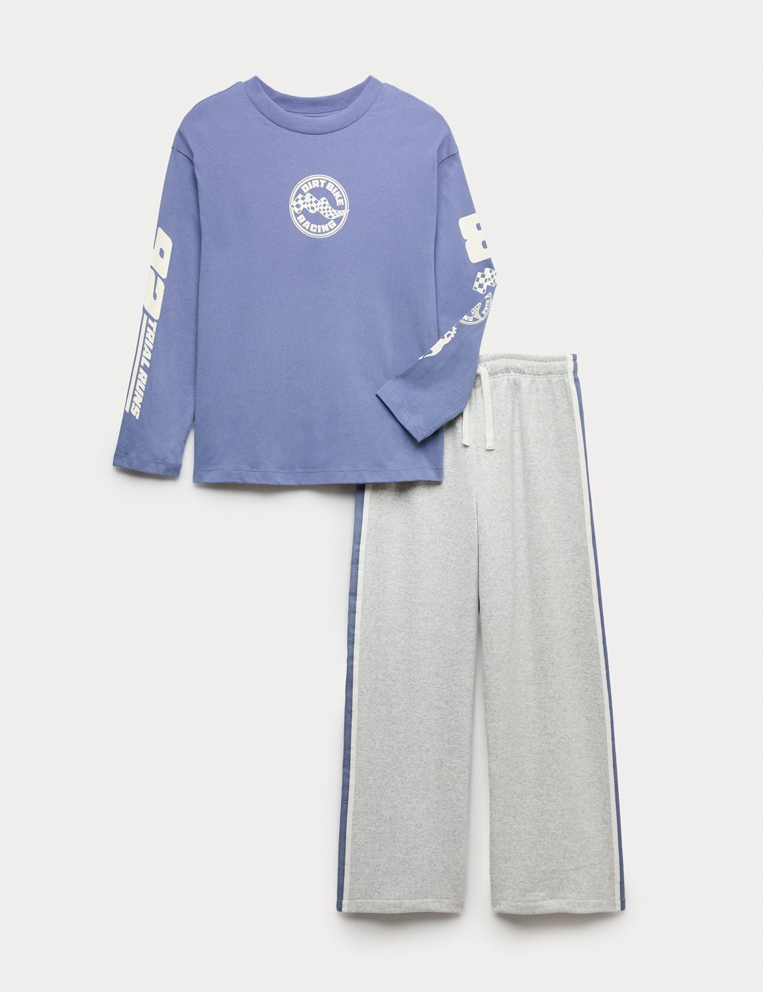 Cotton Rich Dirt Bike Racing Graphic Pyjamas (6-16 Yrs)