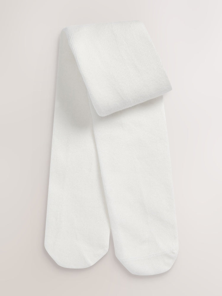 Ecru Baby Tights 2 Pack
