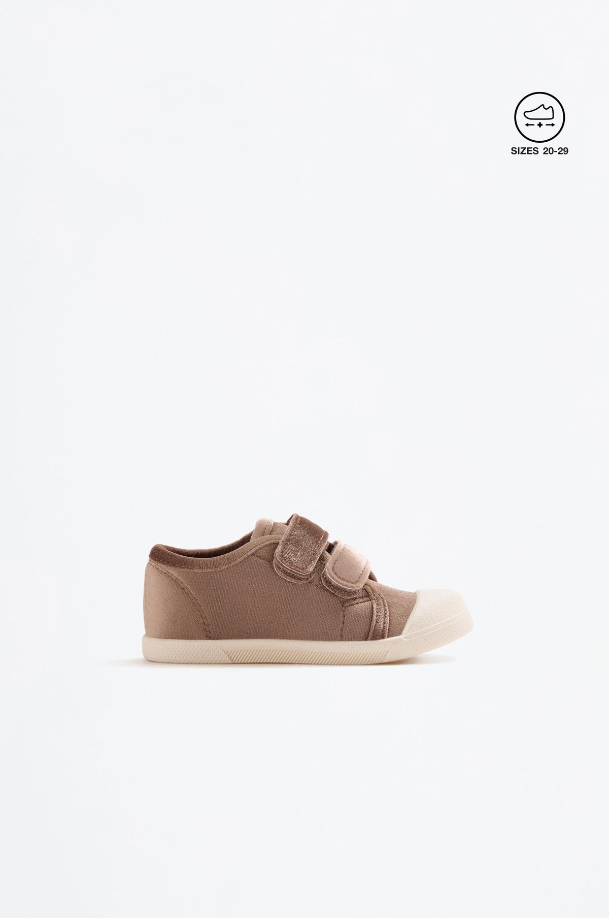 Velvet toecap slipper