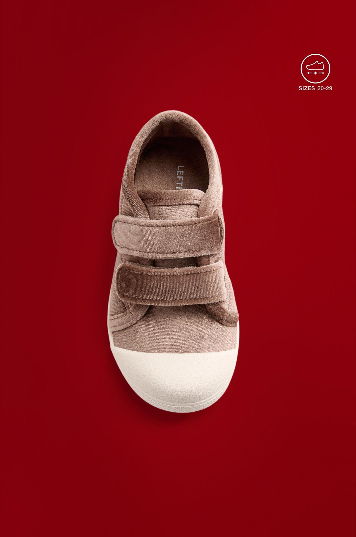 Velvet toecap slipper