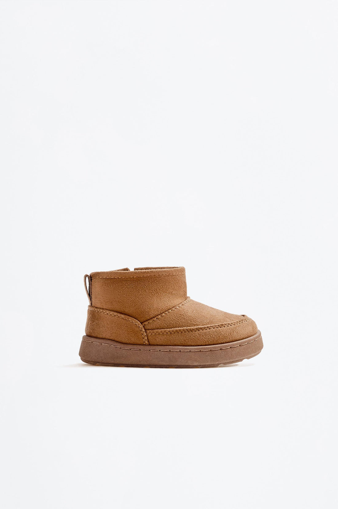 Lined faux fur boot
