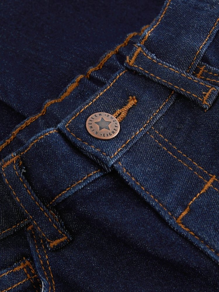 Denim Dark Blue Regular Fit Comfort Stretch Jeans (3mths-7yrs)