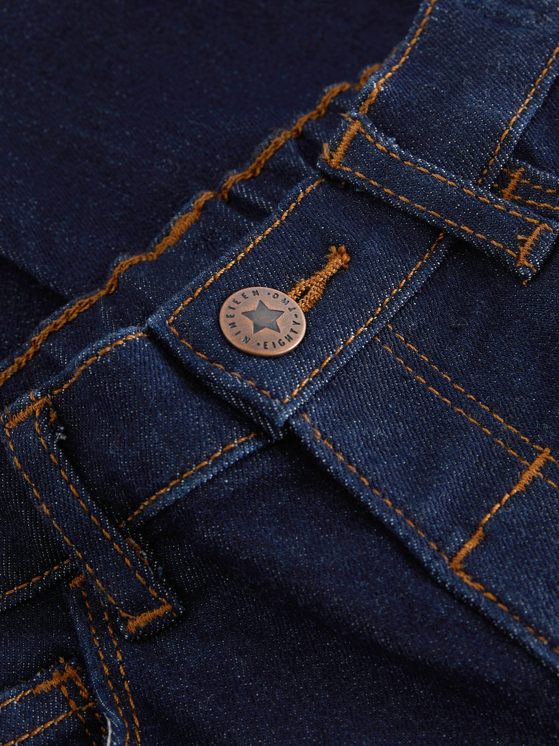Denim Dark Blue Regular Fit Comfort Stretch Jeans (3mths-7yrs) - Size 3-6 Months (62-68cm)