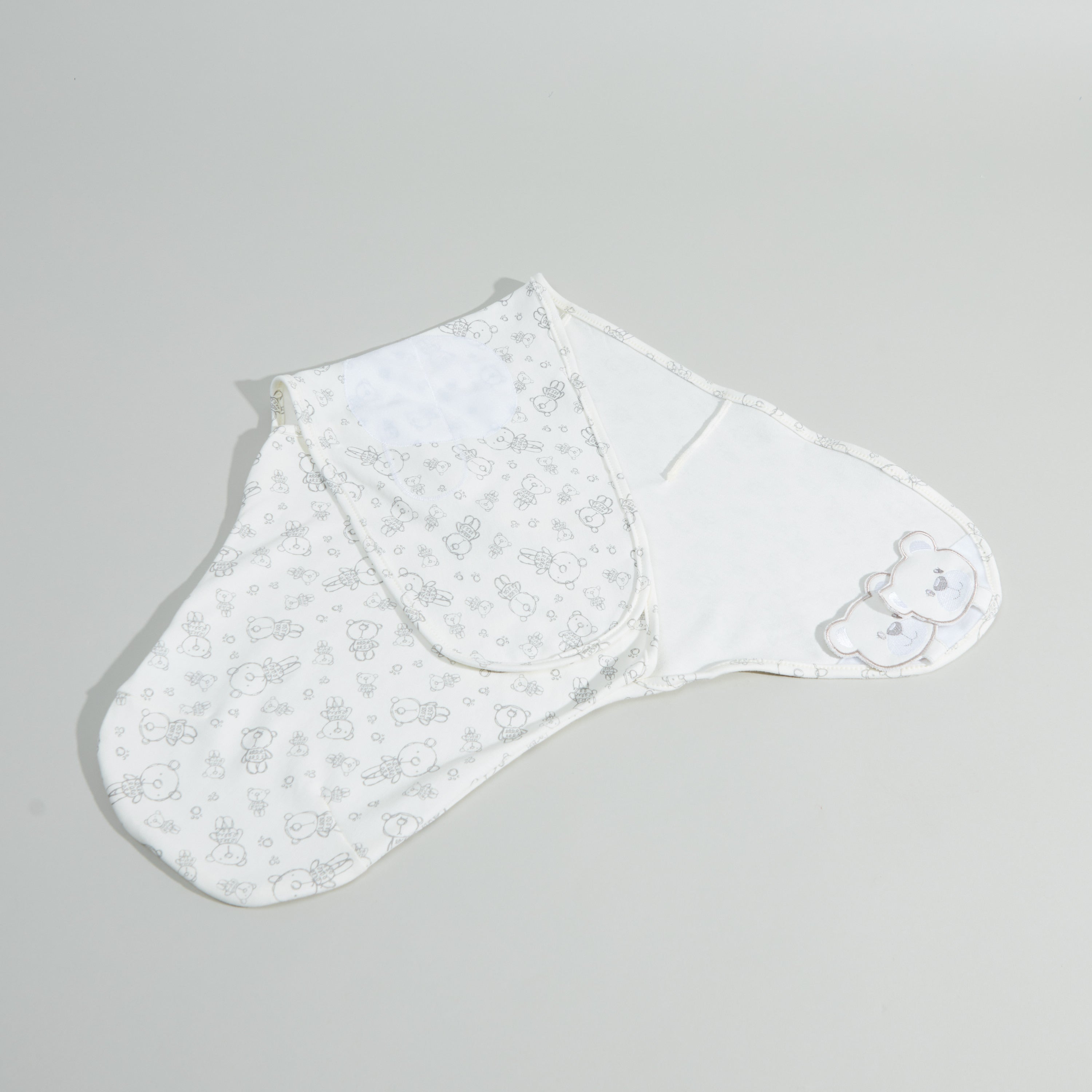 Juniors Bear Printed Baby Cuddle Wrap