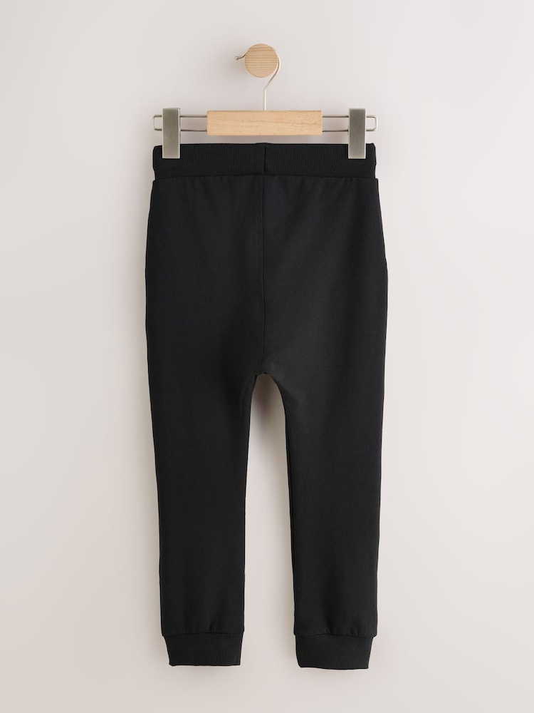Black/Navy/Grey Skinny Fit Joggers 5 Pack (3mths-7yrs)