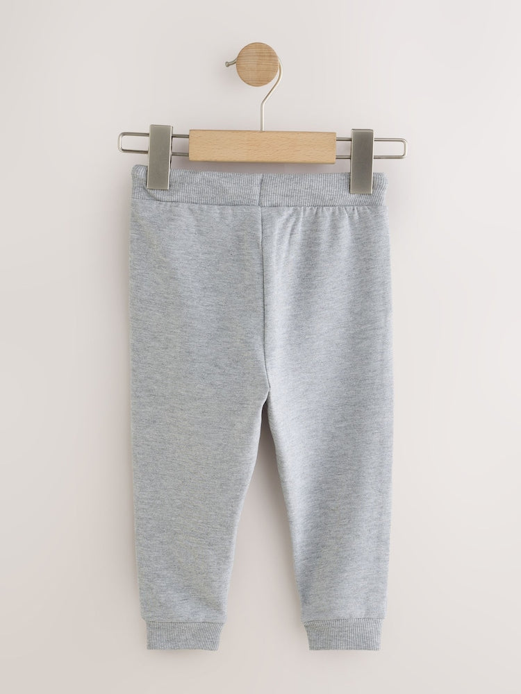 Black/Navy/Grey Skinny Fit Joggers 5 Pack (3mths-7yrs)