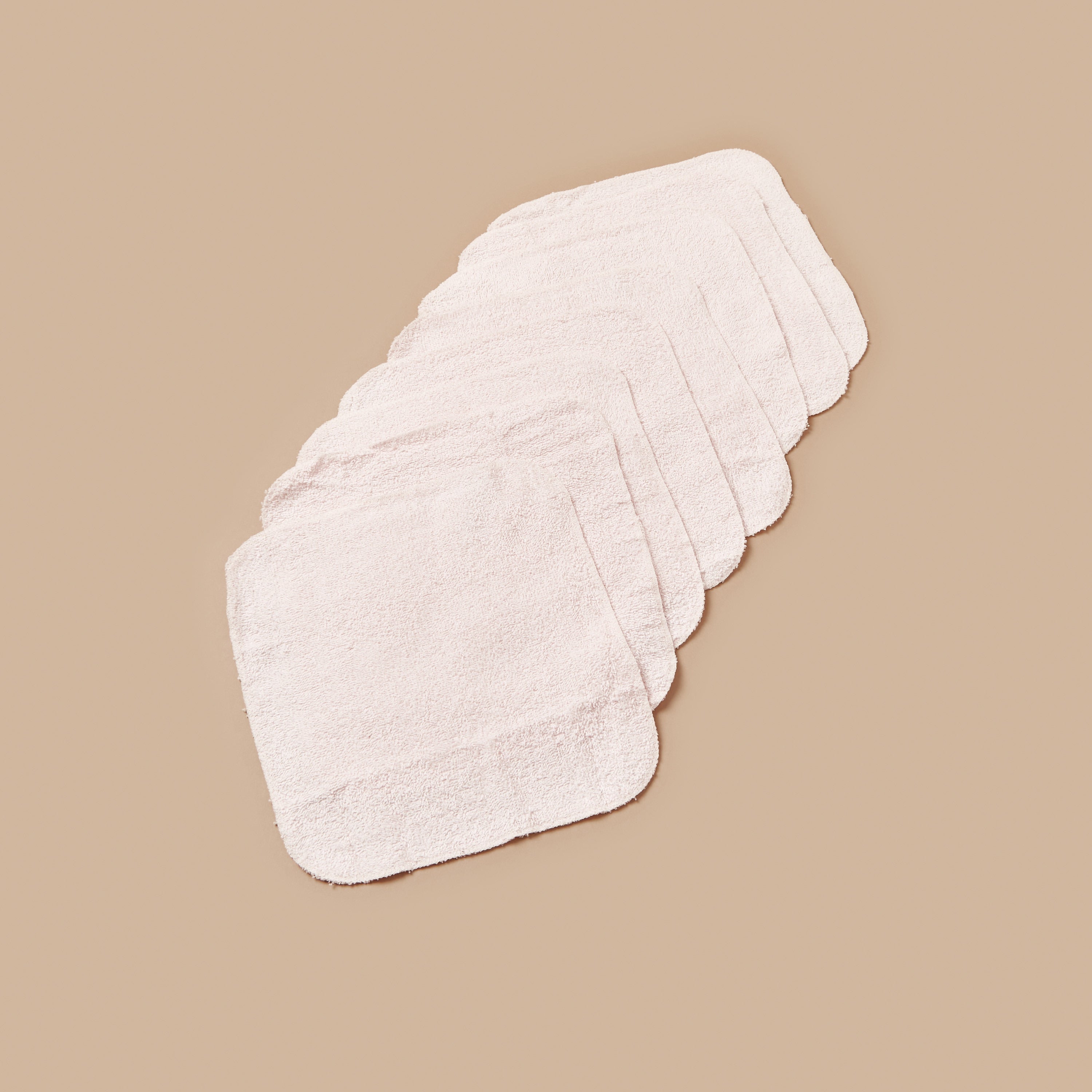 Juniors 8-Piece Textured Washcloth Set - 23x23 cms