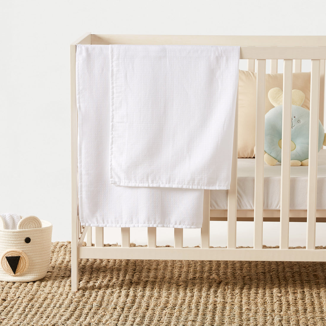 Juniors Textured Baby Swaddle Wrap - Set of 2 - HomeBabyNurseryBlankets & SwaddlesSwaddles & Sleeping Bags