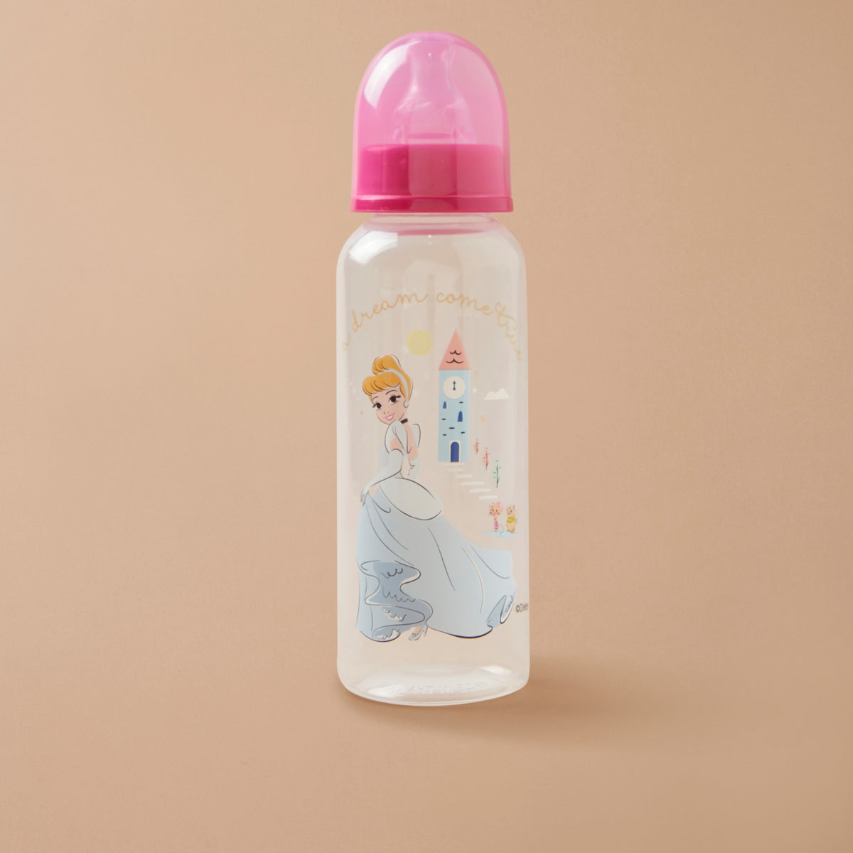 Disney Princess Print Feeding Bottle Set - Pack of 3, 250 ml (0-12 months)