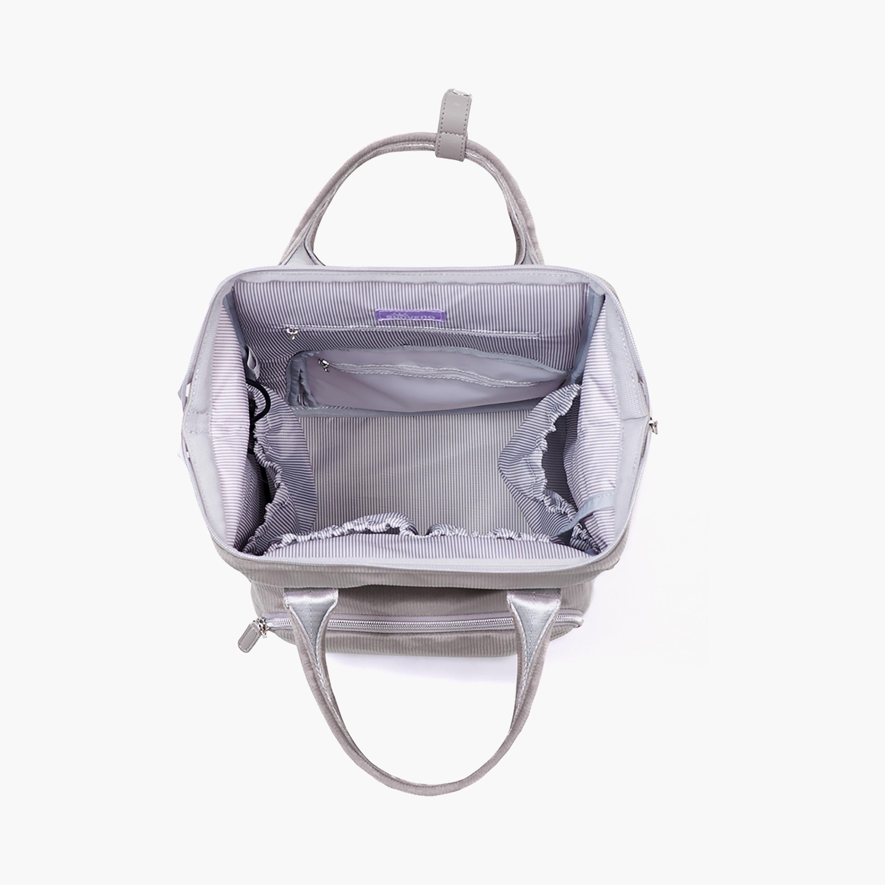 Sunveno Solid Corduroy Diaper Bag