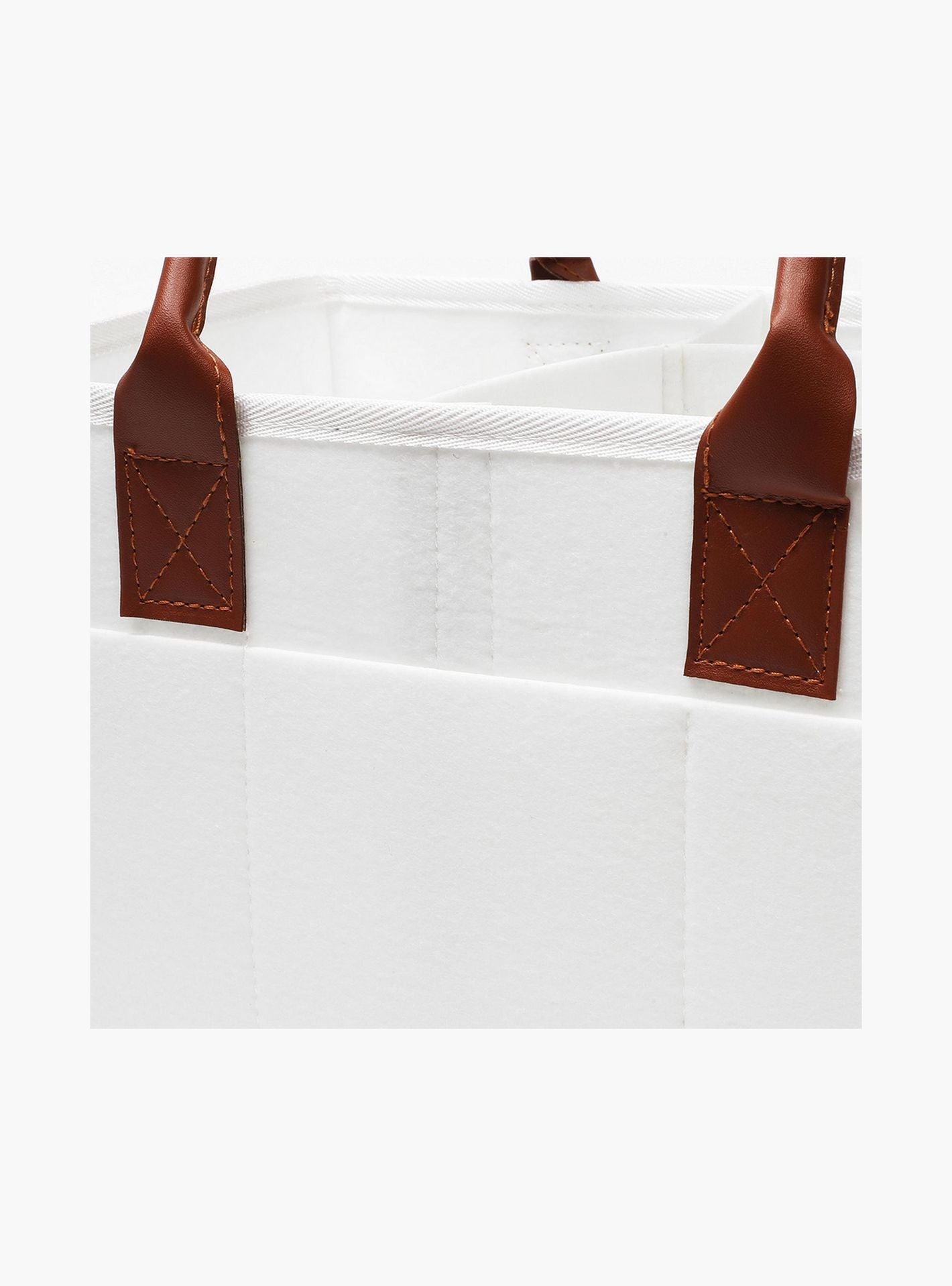 Little Story Diaper Caddy + Travel Pouch, Medium, White-baby-gear-diaperbags-image-3