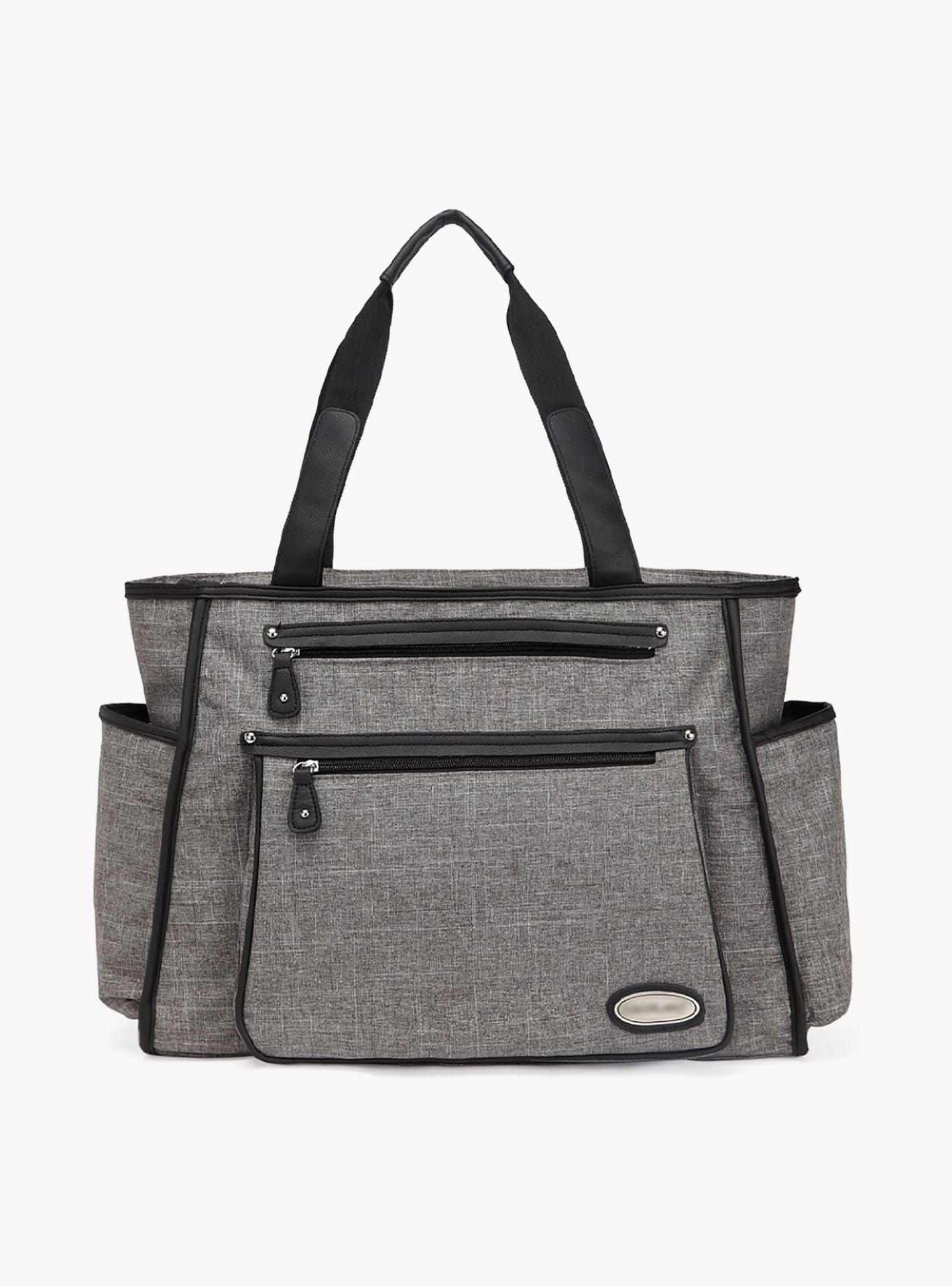Little Story Betty Diaper Bag, Grey-baby-gear-diaperbags-image-1