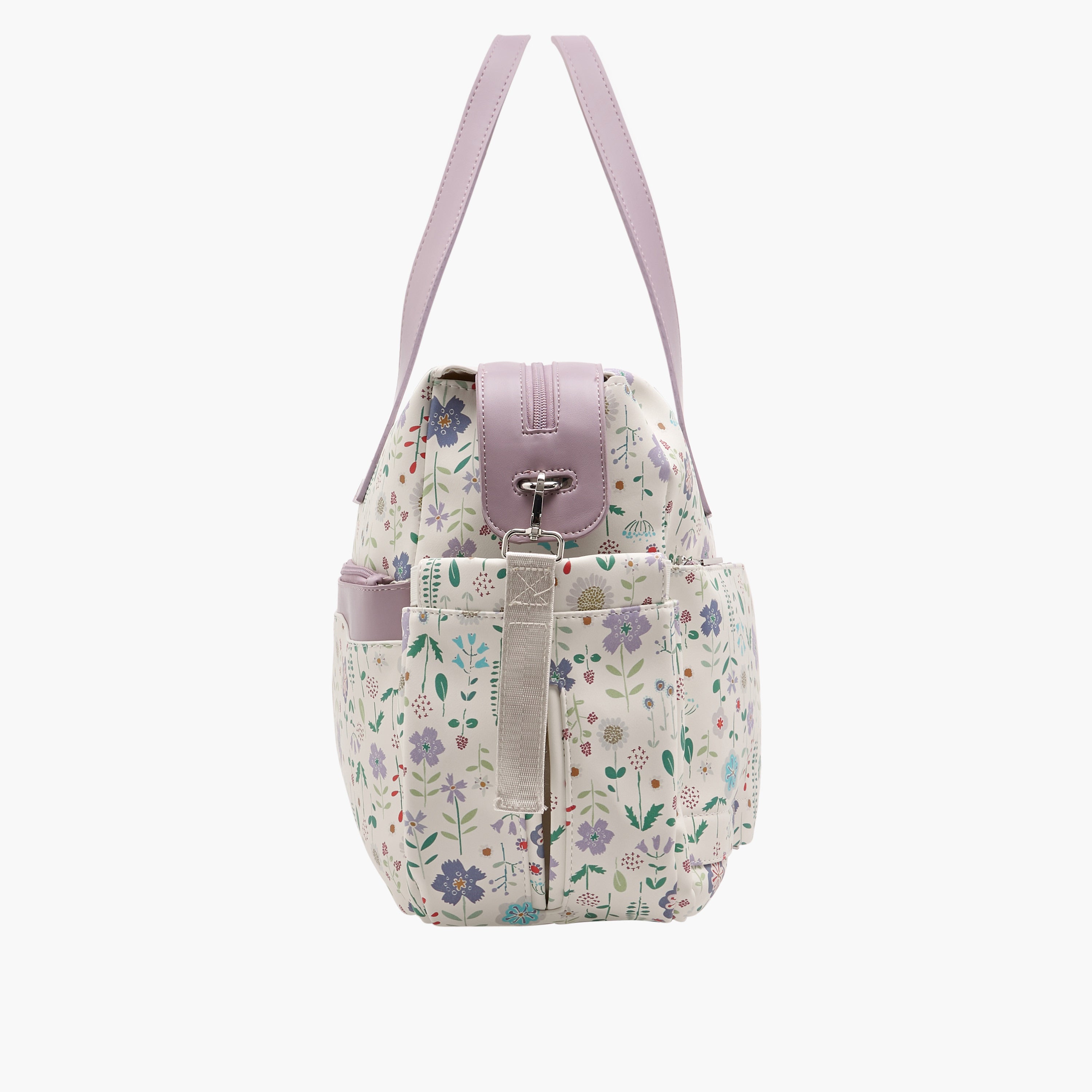 Giggles All-Over Floral Print Diaper Bag