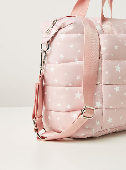 Giggles All-Over Star Print Padded Diaper Bag with Changing Mat-baby-gear-diaperbags-image-3