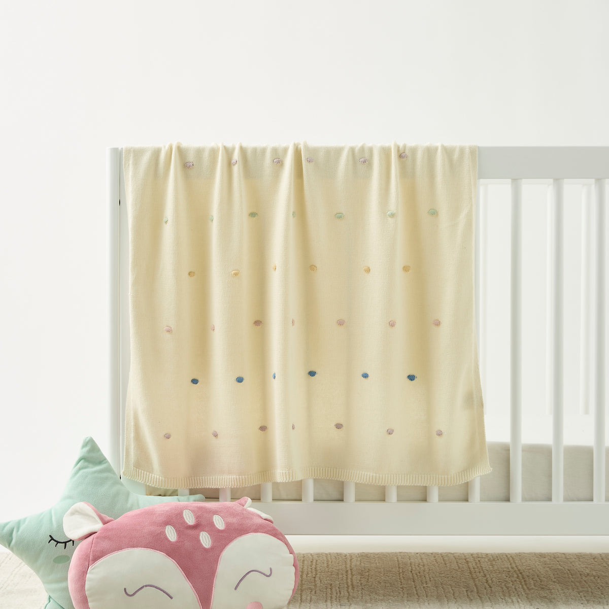 Giggles Bubble Knitted Throw - 80x100 cm