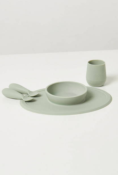 Giggles Solid 4-Piece First Food Silicone Dinner Set-undefined-image-1