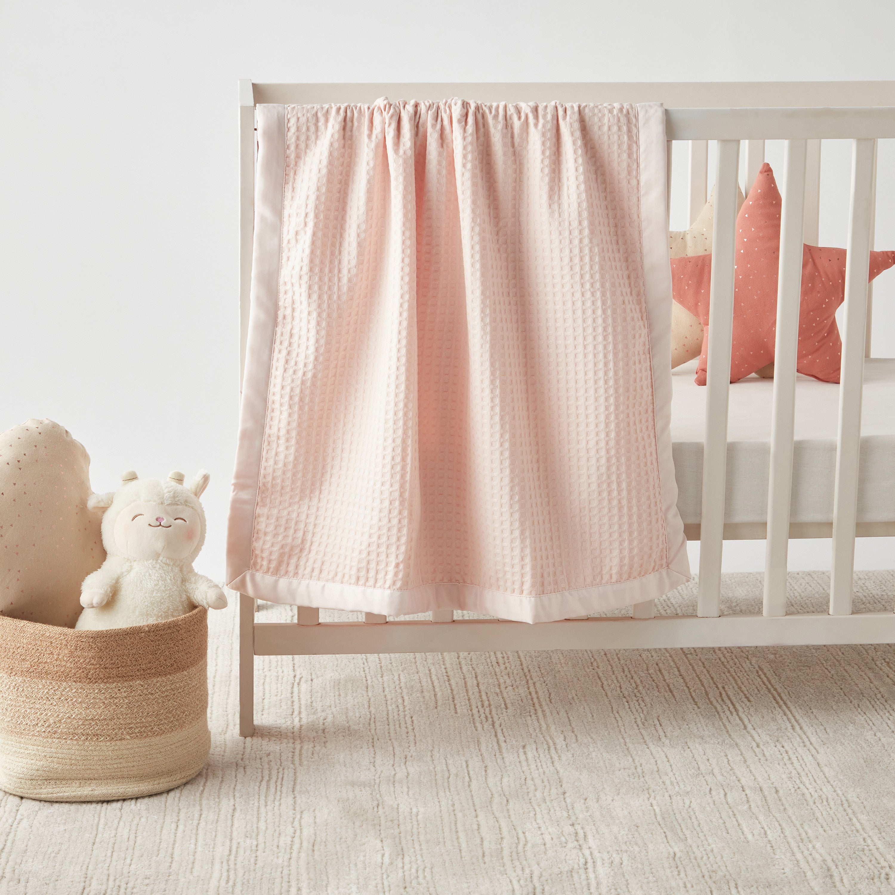 Juniors Waffle Textured Baby Blanket - 76x102 cm color swatch