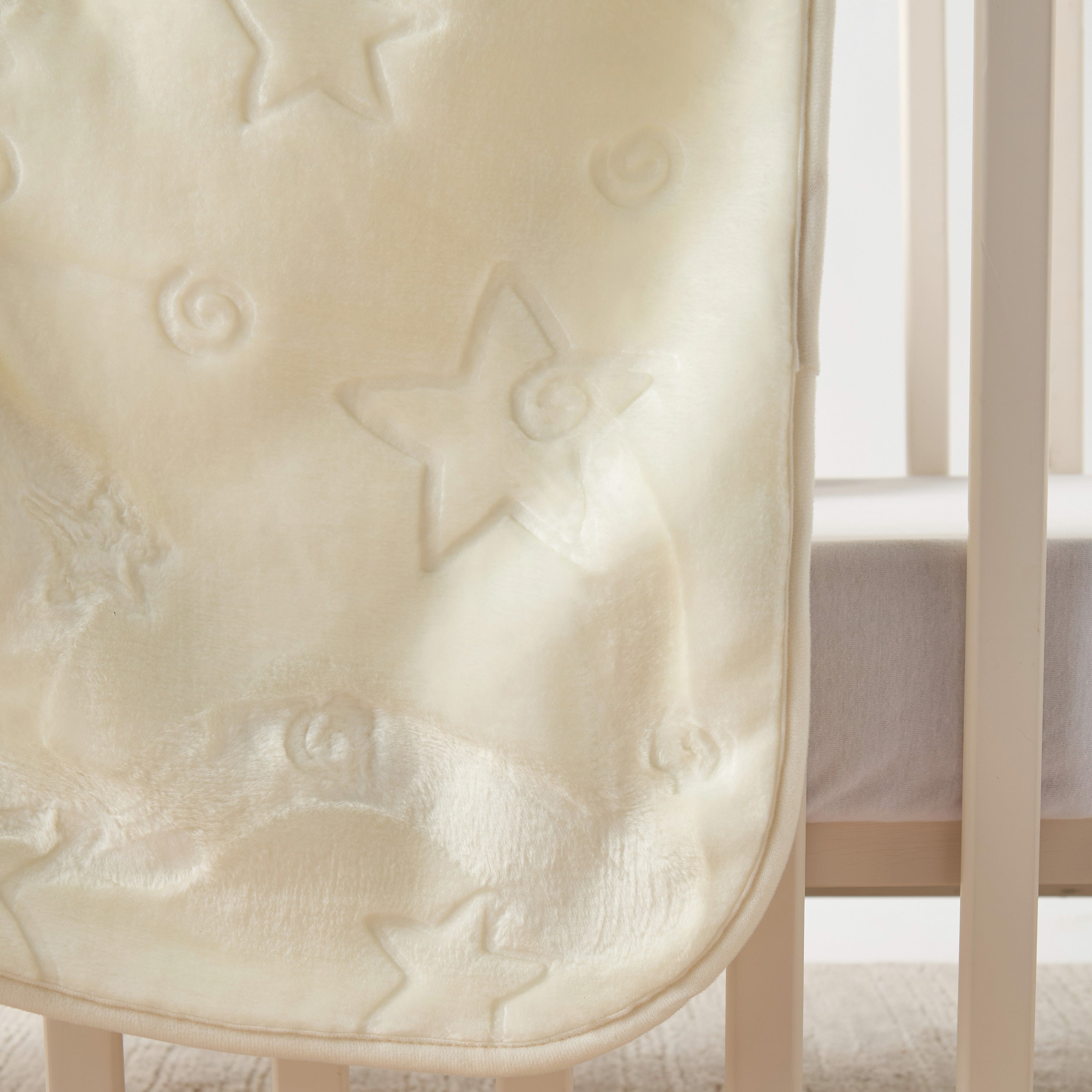 Pielsa All-Over Star Textured Large Blanket - 110x140 cm