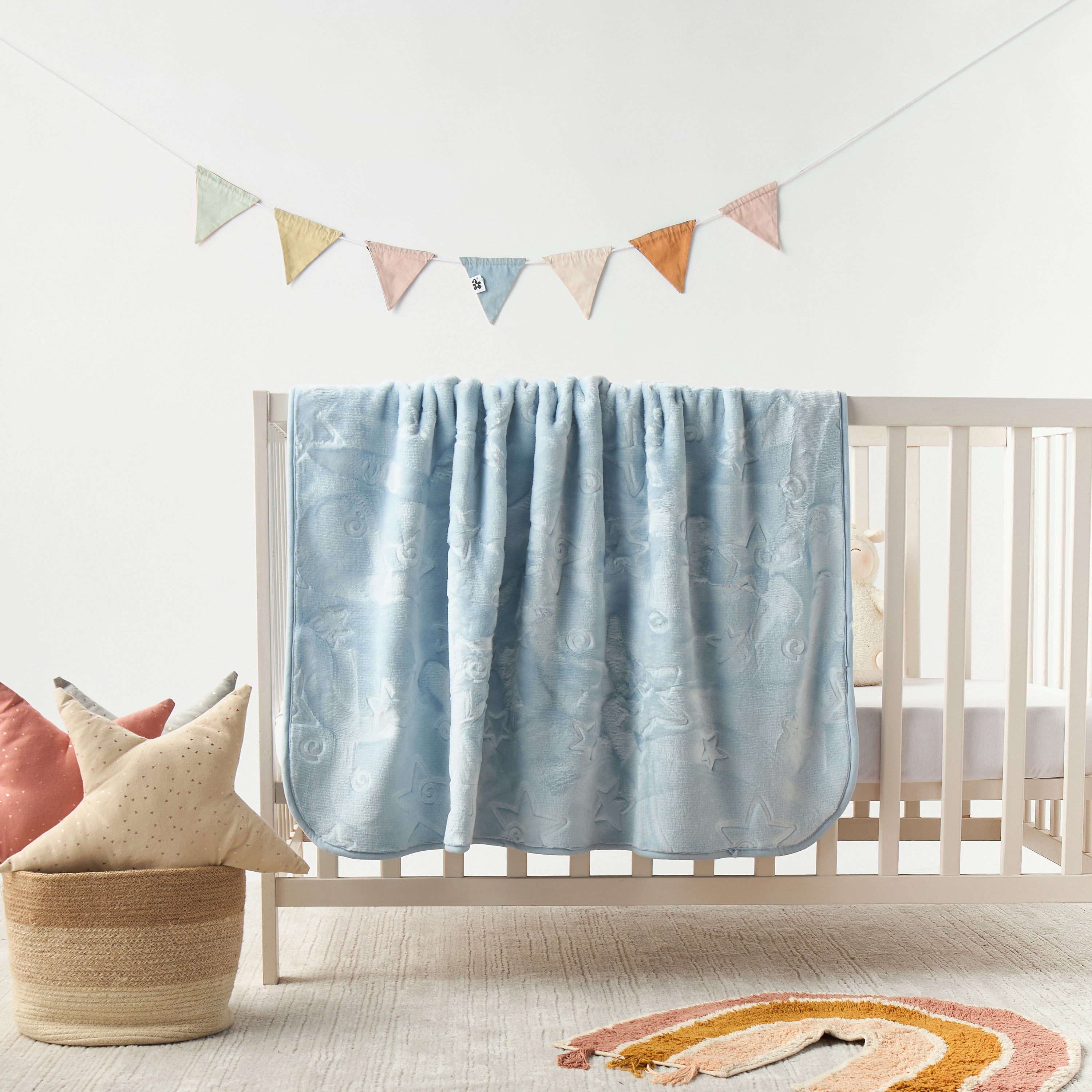 Pielsa All-Over Star Textured Blanket - 110x140 cm