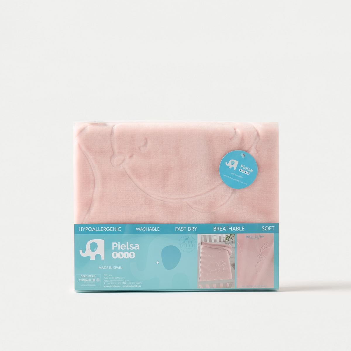Pielsa All-Over Bear Textured Blanket - 80x110 cm