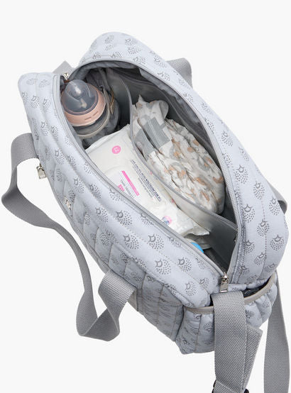 Giggles Quilted Diaper Bag with Double Handle and Zip Closure-baby-gear-diaperbags-image-13