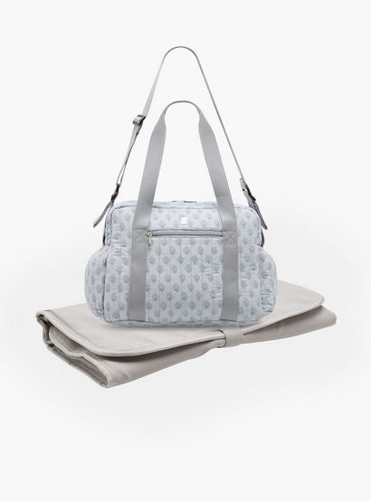Giggles Quilted Diaper Bag with Double Handle and Zip Closure-baby-gear-diaperbags-image-3