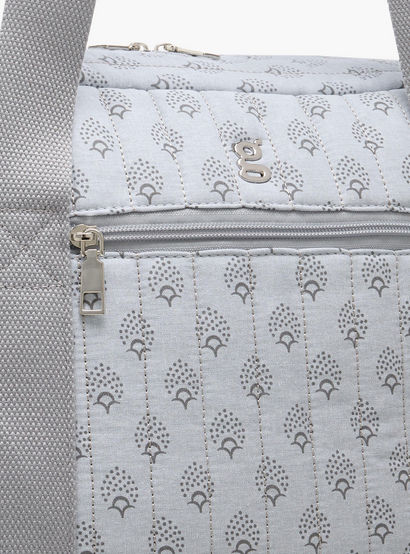 Giggles Quilted Diaper Bag with Double Handle and Zip Closure-baby-gear-diaperbags-image-8