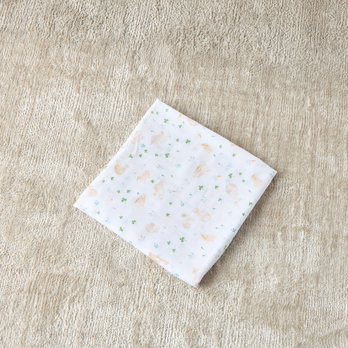 Giggles Floral Print Bamboo Muslin Swaddle Blanket - 120x120 cms