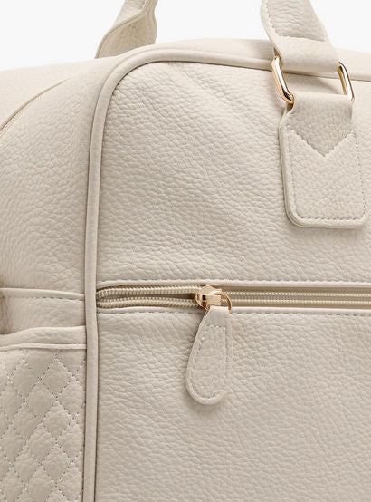 Giggles Quilted Diaper Bag with Zip Closure and Double Handle-baby-gear-diaperbags-image-12