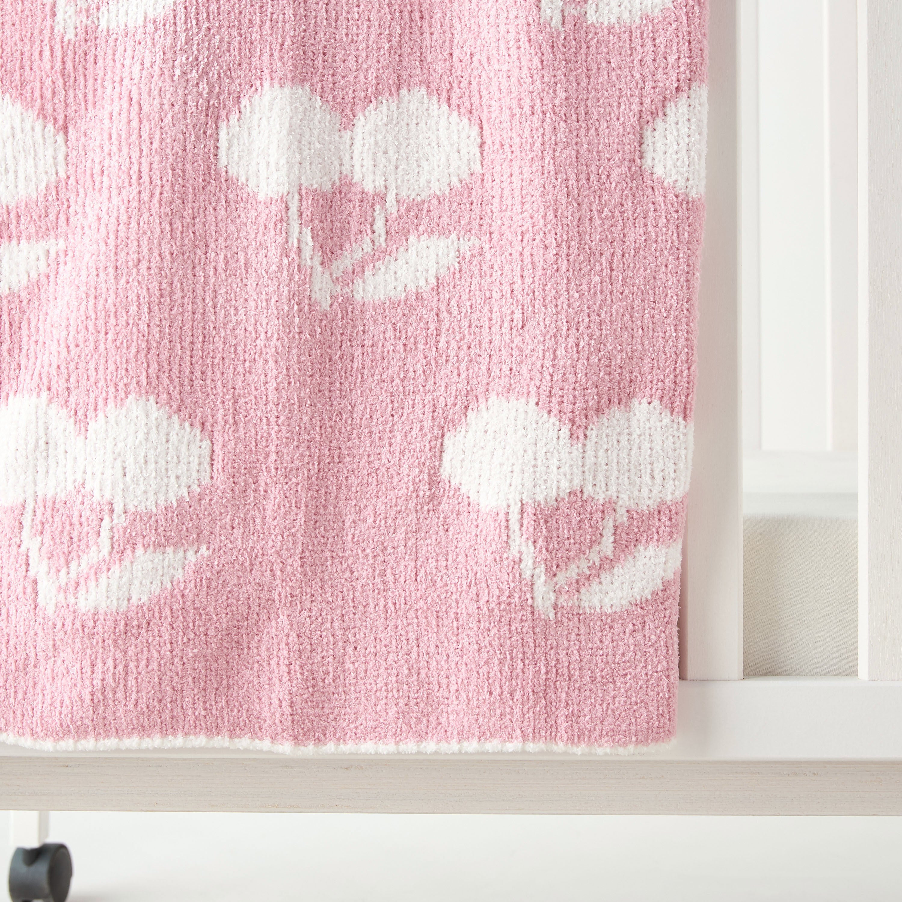 Juniors All-Over Cherry Print Raschel Blanket - 75x100 cm