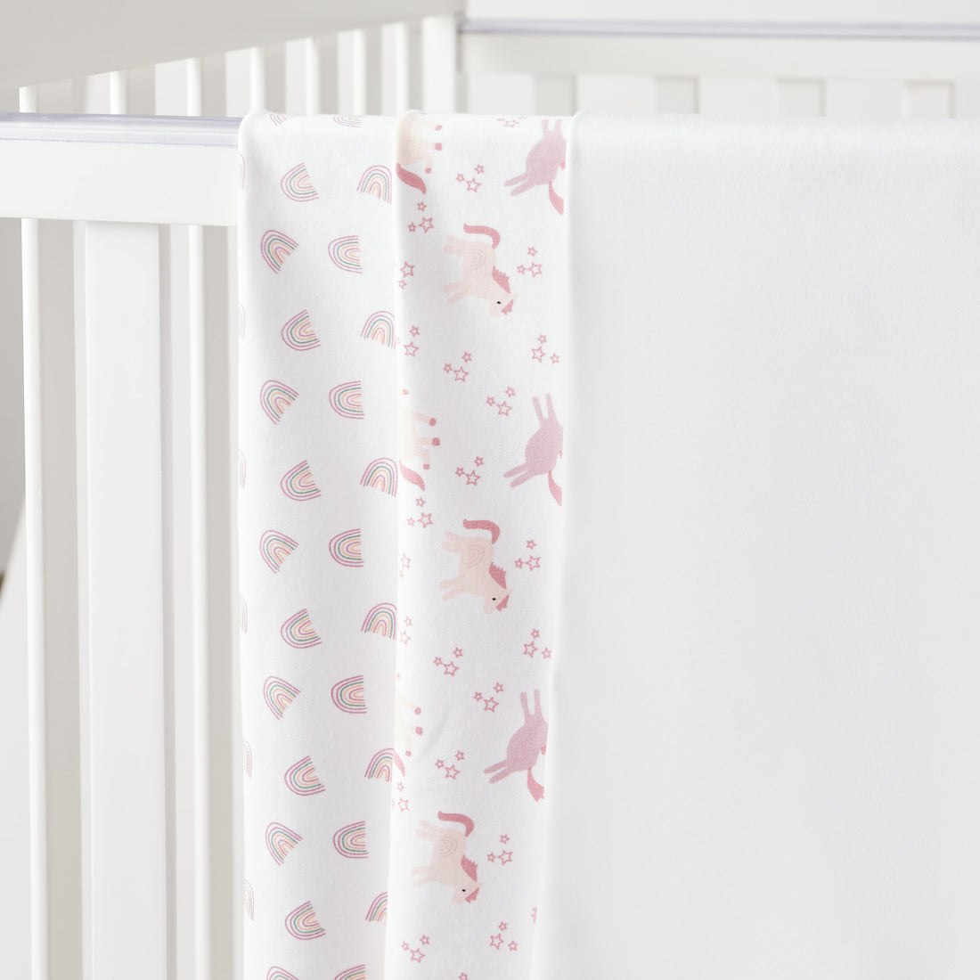Giggles 3-Piece Printed Receiving Blanket Set - 80x80 cm