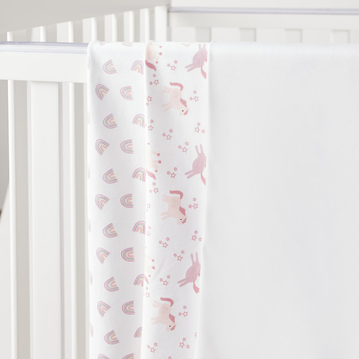 Giggles 3-Piece Printed Receiving Blanket Set - 80x80 cm