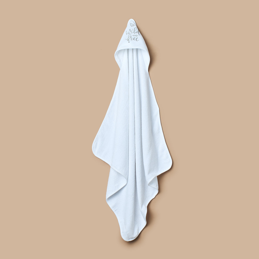 Juniors 2-Piece Applique Detail Hooded Towel Set - 80x80 cm