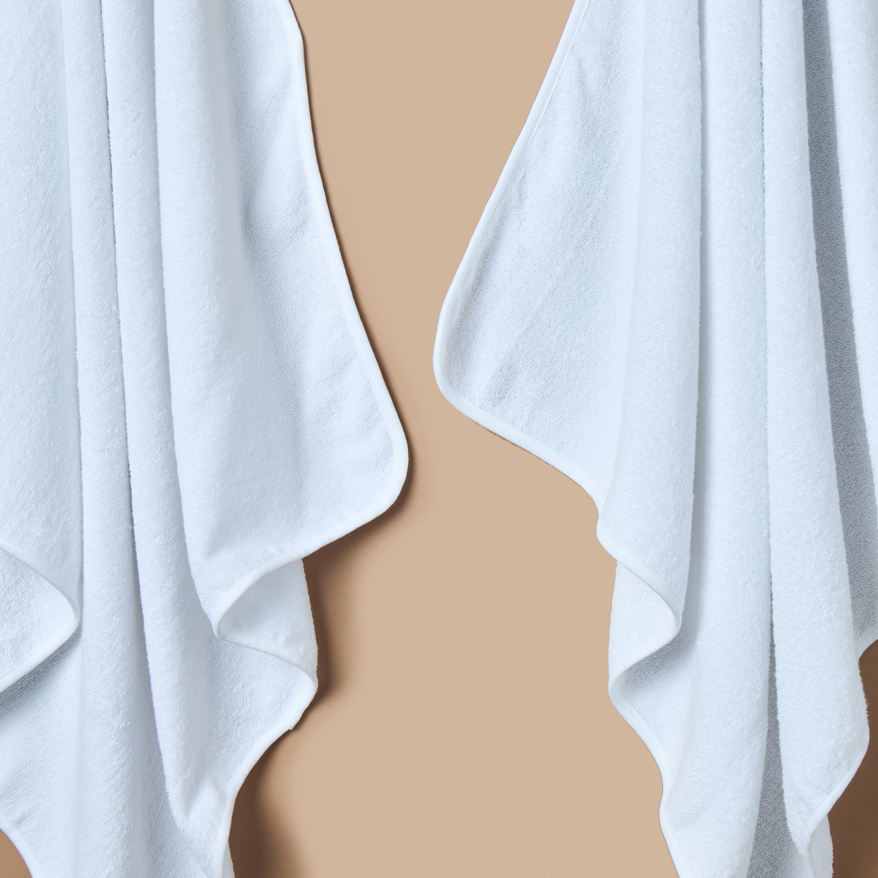 Juniors 2-Piece Applique Detail Hooded Towel Set - 80x80 cm