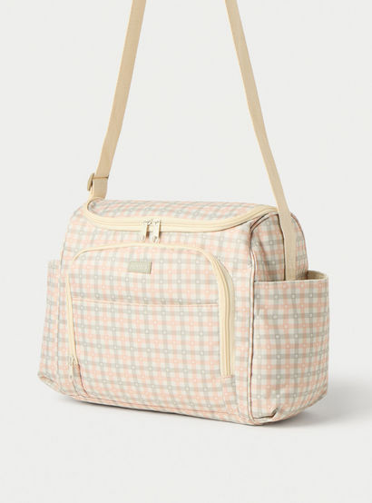 Juniors Printed Diaper Bag with Zip Closure-baby-gear-diaperbags-image-2