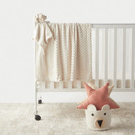 Juniors Textured Blanket with Bear Soft Toy - 80x110 cm-undefined-image-1