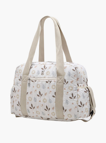 Giggles Printed Diaper Bag with Zip Closure and Top Handles-baby-gear-diaperbags-image-4