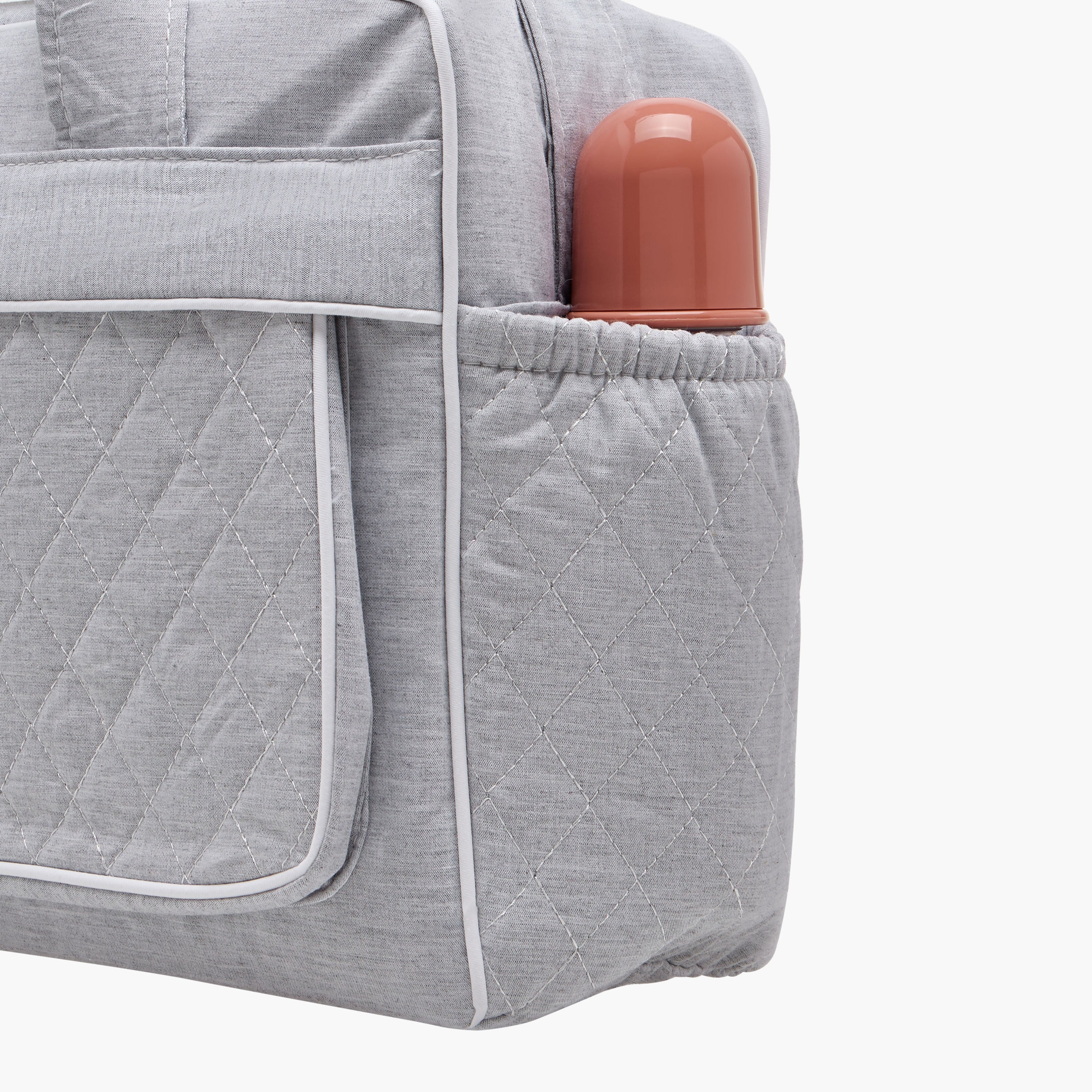 Giggles Textured Diaper Bag with Double Handles