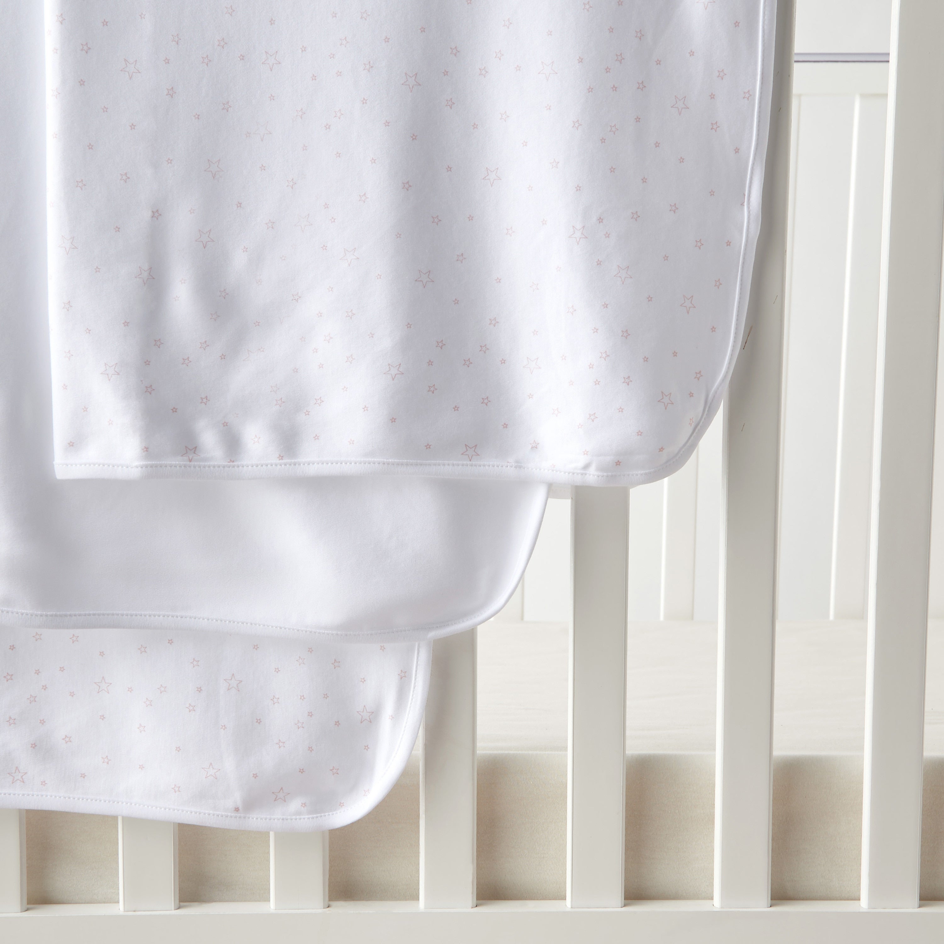 Juniors Printed 3-Piece Receiving Blanket Set - 80x80 cm