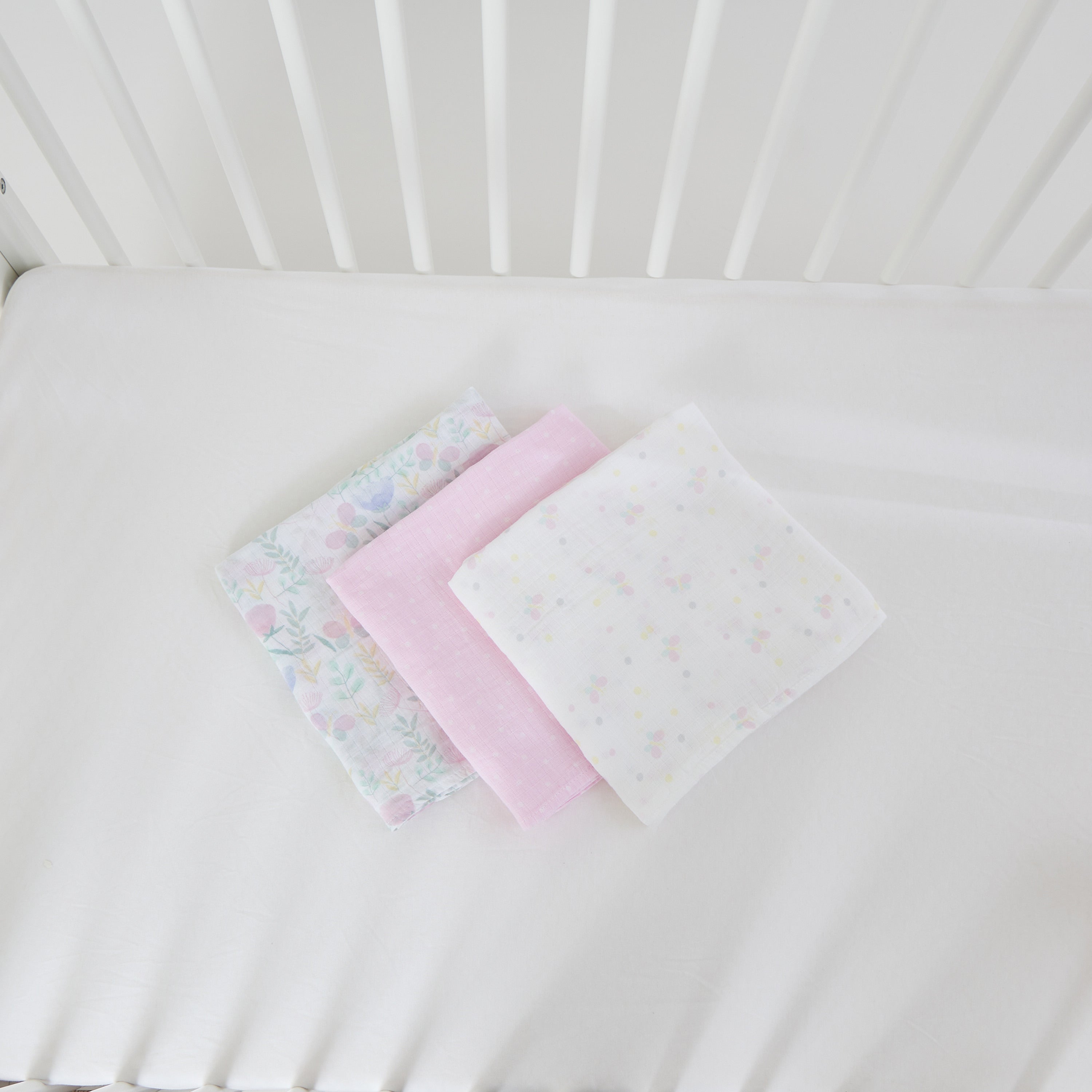 Juniors Printed Muslin Swaddle Blanket - Set of 3