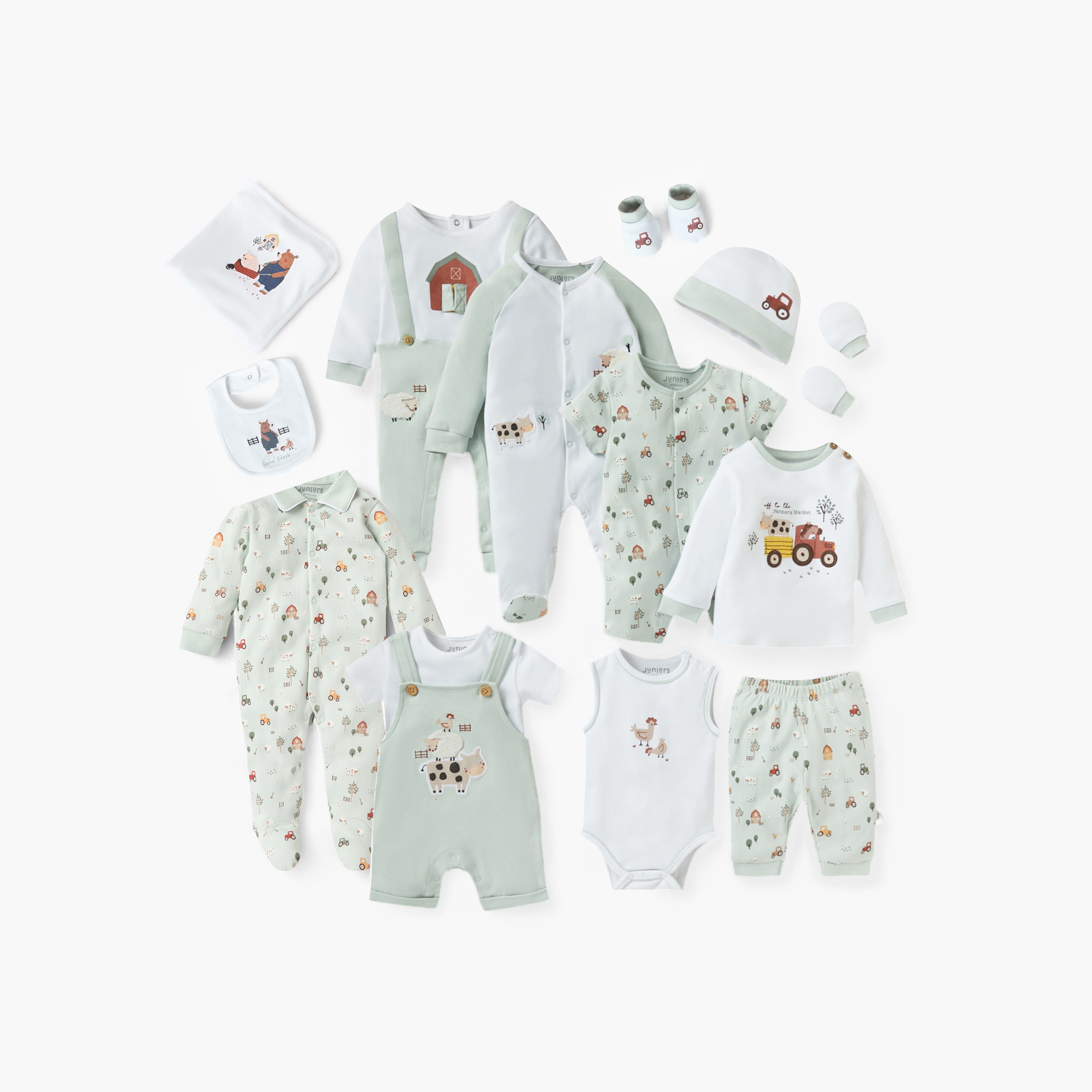 Juniors Bear Print Receiving Blanket - 80x80 cm