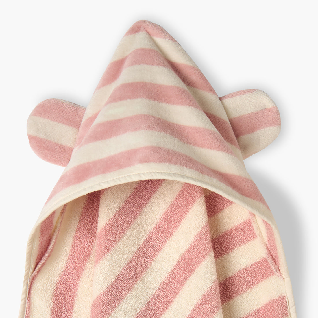 Giggles Striped Hooded Towel - 75x75 cm
