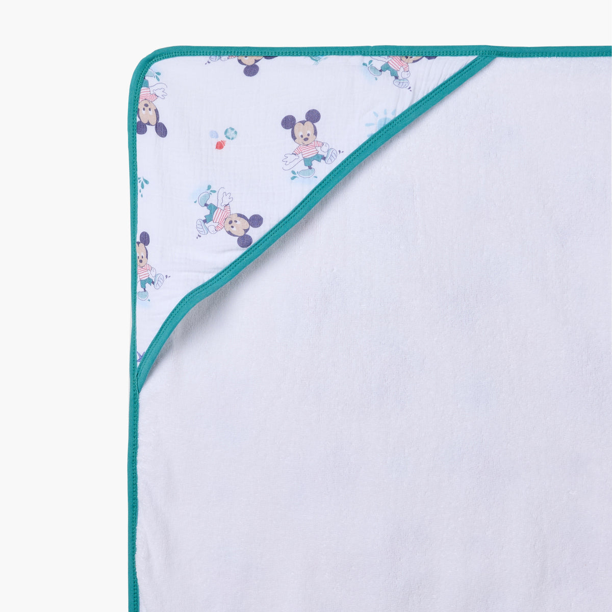 Disney Mickey Mouse Print Hooded Towel - 75x75 cm
