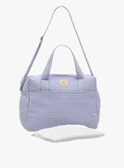 Giggles Pique Textured Diaper Bag with Zip Closure-baby-gear-diaperbags-image-3