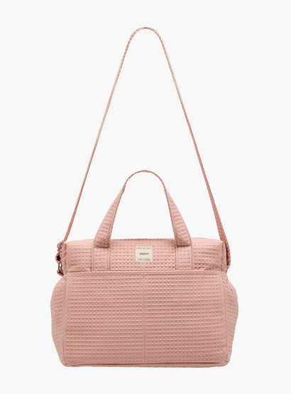 Giggles Pique Textured Diaper Bag with Zip Closure-baby-gear-diaperbags-image-2