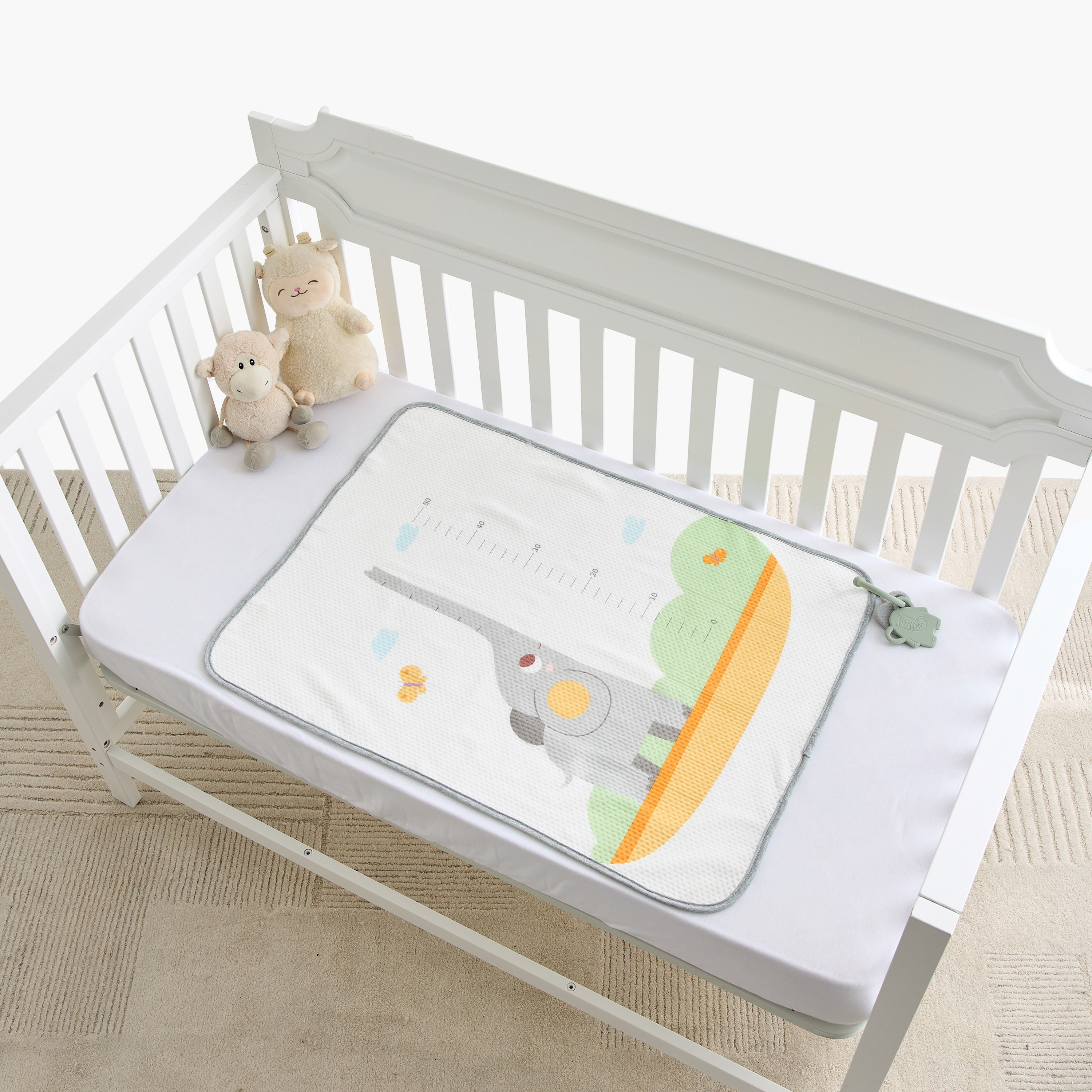 Juniors Printed Change Pad - White