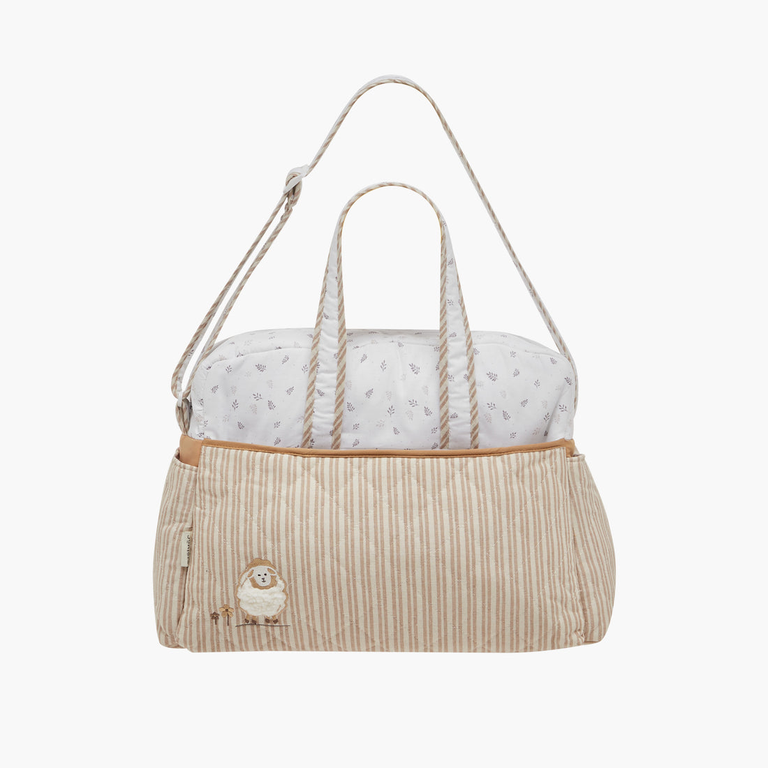 Juniors Quilted Diaper Bag with Zip Closure